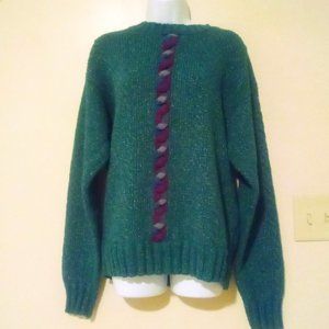 1990s Vintage Colours by Alexander Julian Biggie Style Sweater